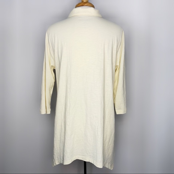 SOFT SURROUNDINGS Danielle Button Up Top Size Large - Picture 2 of 10